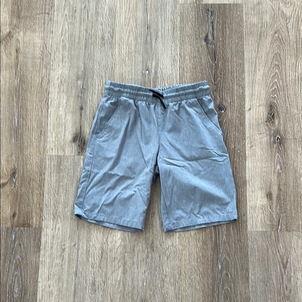 Minimalist Elastic Waist Casual Shorts Mens Gray Drawstring‎ Summer Loungewear